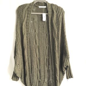 Green Sweater Cardigan